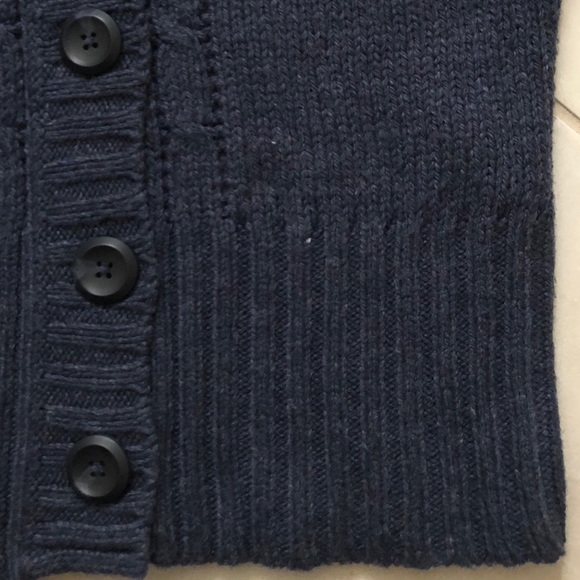 H&M Navy Wool Blend Sweater w/ Embroidered Detail - Picture 7 of 8